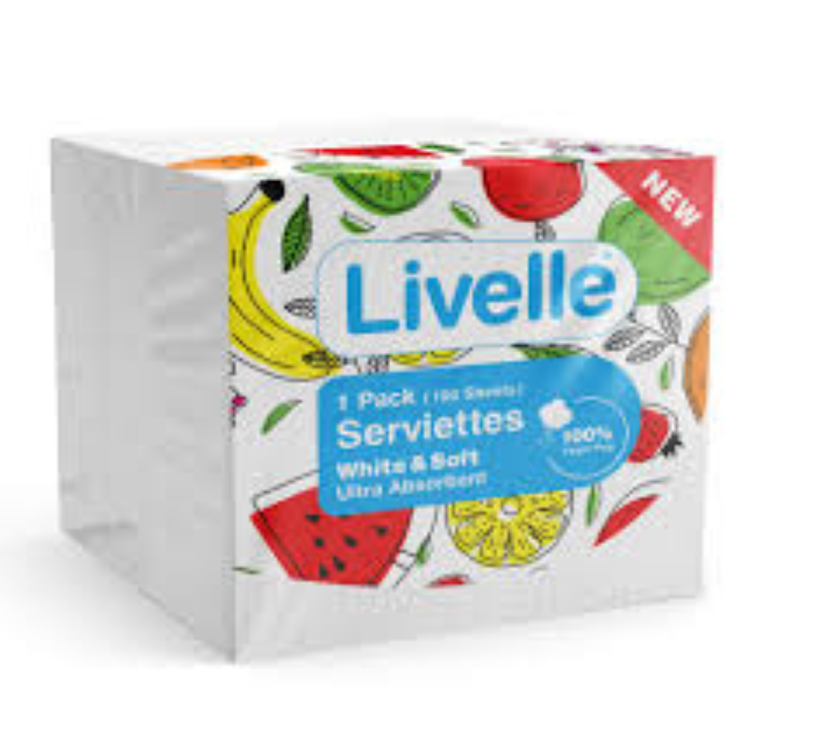LIVELLE SERVIETES SINGLE 100SHT
